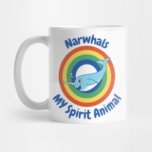 Unicorn Of The Sea Narwhals Cute Sea Animal Mug